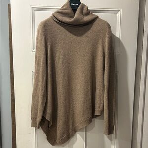 Garnet Hill 100% Cashmere cowl neck sweater size large